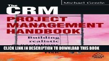 Collection Book The CRM Project Management Handbook: Building Realistic Expectations and Managing