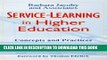 New Book Service-Learning in Higher Education: Concepts and Practices