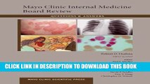 New Book Mayo Clinic Internal Medicine Board Review Questions and Answers (Mayo Clinic Scientific