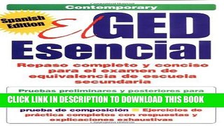 New Book El GED Esencial : Repaso completo y conciso para elexamen de equivalencia de escuela