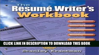 New Book Resume Writer s Workbook
