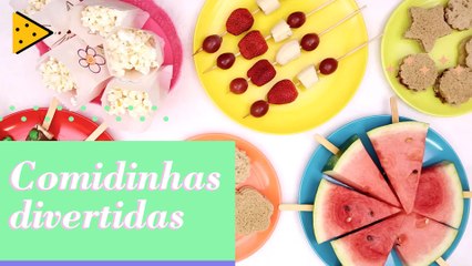 COMIDINHAS DIVERTIDAS PARA FESTA INFANTIL