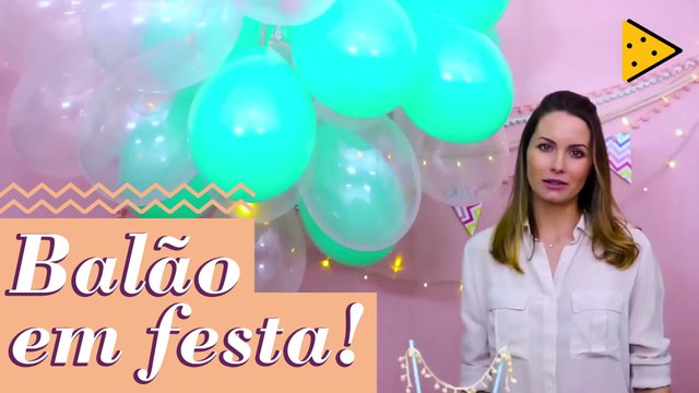 DIFERENTES MANEIRAS DE UTILIZAR BALÕES EM FESTAS INFANTIS
