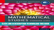 Collection Book IB Mathematical Studies Standard Level Course Book: Oxford IB Diploma Program