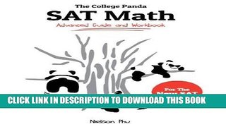 Collection Book The College Panda s SAT Math: Advanced Guide and Workbook for the New SAT