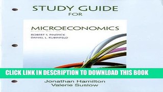 New Book Study Guide for Microeconomics