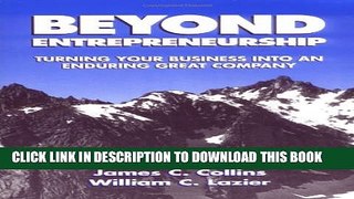 Collection Book Beyond Entrepreneurship: Turning Your Business into an Enduring Great Company