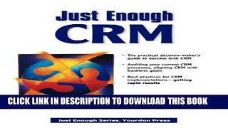 New Book Just Enough CRM