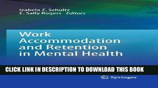 Collection Book Work Accommodation and Retention in Mental Health