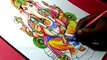 How to Draw Hindu God Lord GANESHA Drawing Step by Step for Kids