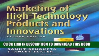 New Book Marketing of High-Technology Products and Innovations (2nd Edition)