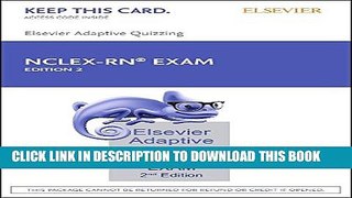 New Book Elsevier Adaptive Quizzing for the NCLEX-RN Exam (36-Month) (Retail Access Card), 2e