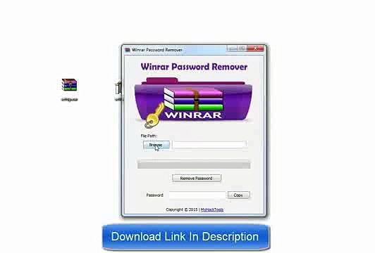 WinRAR Password Remover Tool 2016 Crack Free Download