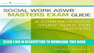 New Book Social Work ASWB Masters Exam Guide: A Comprehensive Study Guide for Success