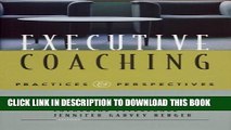 New Book Executive Coaching: Practices and Perspectives