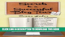 New Book Secrets to a Successful Blog Tour