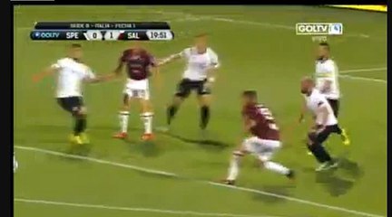 Rosina GOAL - Spezia Calcio 0-1 Salernitana (26.8.2016) - Serie B