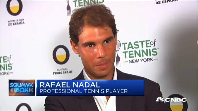 Rafael Nadal Interview during the Taste Of Tennis event in NYC. 25/08/2016