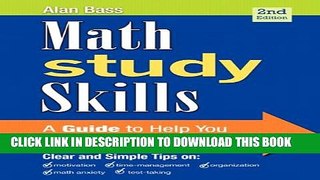 Collection Book Math Study Skills (2nd Edition) (Study Skills in Developmental Math)