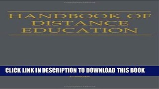 Collection Book Handbook of Distance Education