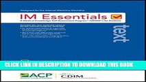 New Book IM Essentials Text (ACP, IM Essentials Text)