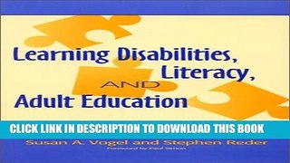 New Book Learning Disabilities, Literacy and Adult Education