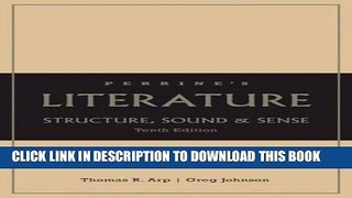 Collection Book Perrine s Literature: Structure, Sound, and Sense, 10th Edition