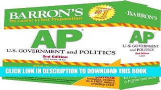 New Book Barron s AP U.S. Government and Politics Flash Cards, 2nd Edition
