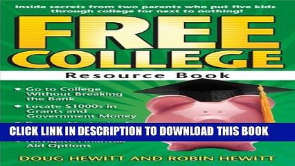 New Book Free College Resource Book: Inside Secrets from Two Parents Who Put Five Kids through