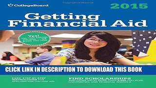 New Book Getting Financial Aid 2015 (College Board Guide to Getting Financial Aid)