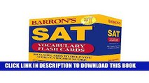 New Book Barron s SAT Vocabulary Flash Cards, 2nd Edition: 500 Flash Cards to Help You Achieve a