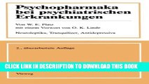 [PDF] Psychopharmaka bei psychiatrischen Erkrankungen: Neuroleptika, Tranquilizer, Antidepressiva.