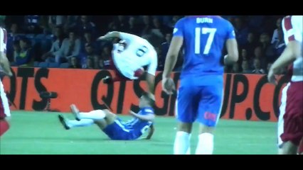 Joey Barton Gets Taken Out vs Kilmarnock F.C.