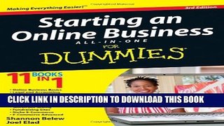 New Book Starting an Online Business All-in-One For Dummies