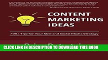New Book Content Marketing Ideas: 400  Tips for Your SEO and Social Media Strategy
