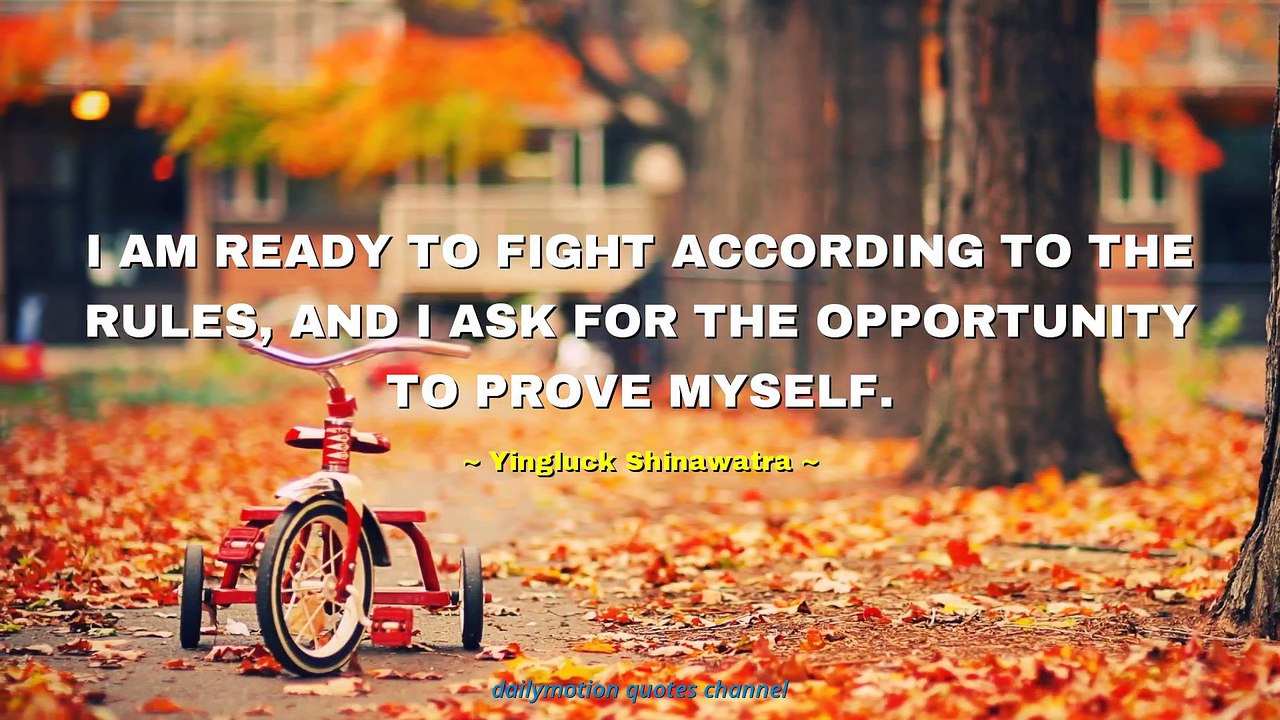 Yingluck Shinawatra Quotes