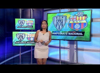 Esta sería  la alineación del Independiente del Valle para medir a Barcelona