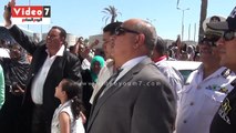 مدير أمن السويس يودع أول أفواج حجاج بيت الله الحرام