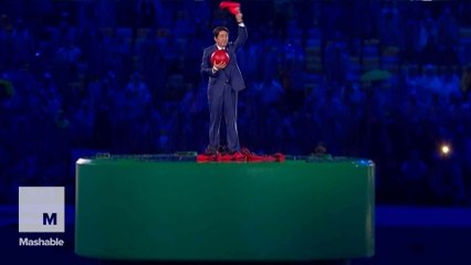 Japan's prime minister, dressed as Super Mario, stole the show at the Rio finale