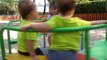 Children s Playground FAMILY FUN FUNNY VIDEO - kids on the playground - twins on the playground