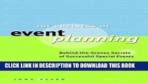 Collection Book The Business of Event Planning: Behind-the-Scenes Secrets of Successful Special