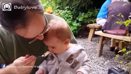 CUTE - Babies Eating Ice Cream for the First Time Compilation   (Funny Baby Videos)