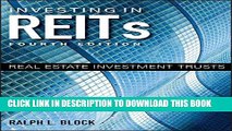 New Book Investing in REITs: Real Estate Investment Trusts (Bloomberg)