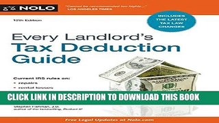 Collection Book Every Landlord s Tax Deduction Guide