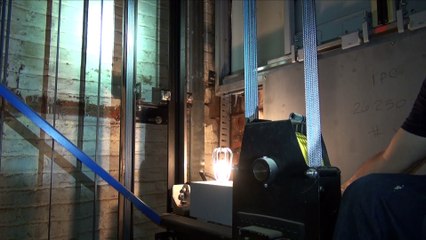 IN Depth look at a ThyssenKrupp ISIS elevator with cartop ride and pit