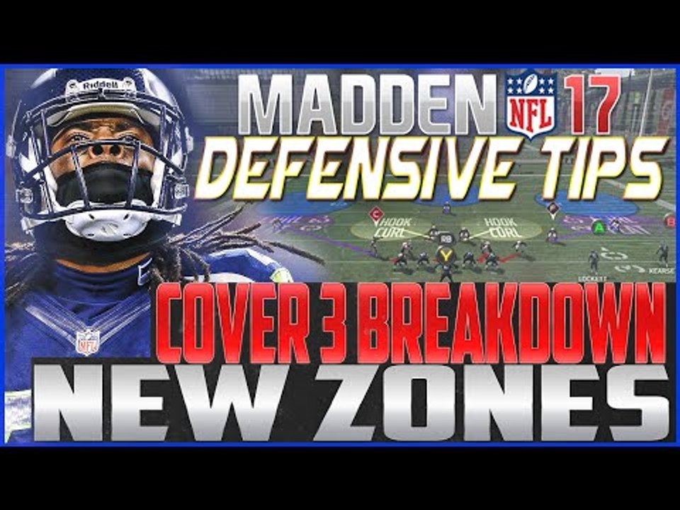 Madden NFL 17 Defensive Tips: Cover 3 | NEW ZONES BREAKDOWN!