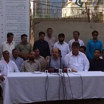 Newly appointed President PTI Karachi Firdous Shamim Naqvi Press Talk - 26 Aug 2016