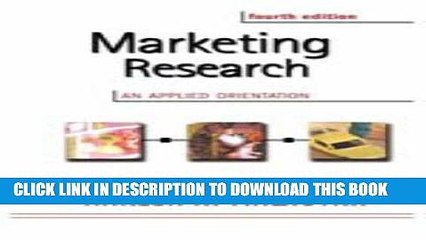 [PDF] Marketing Research: An Applied Orientation with SPSS (4th Edition) Popular Online