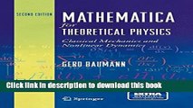 Read Mathematica for Theoretical Physics: Classical Mechanics and Nonlinear Dynamics  Ebook Free