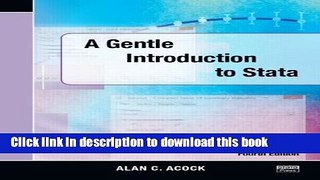 Read A Gentle Introduction to Stata, Fourth Edition  PDF Online